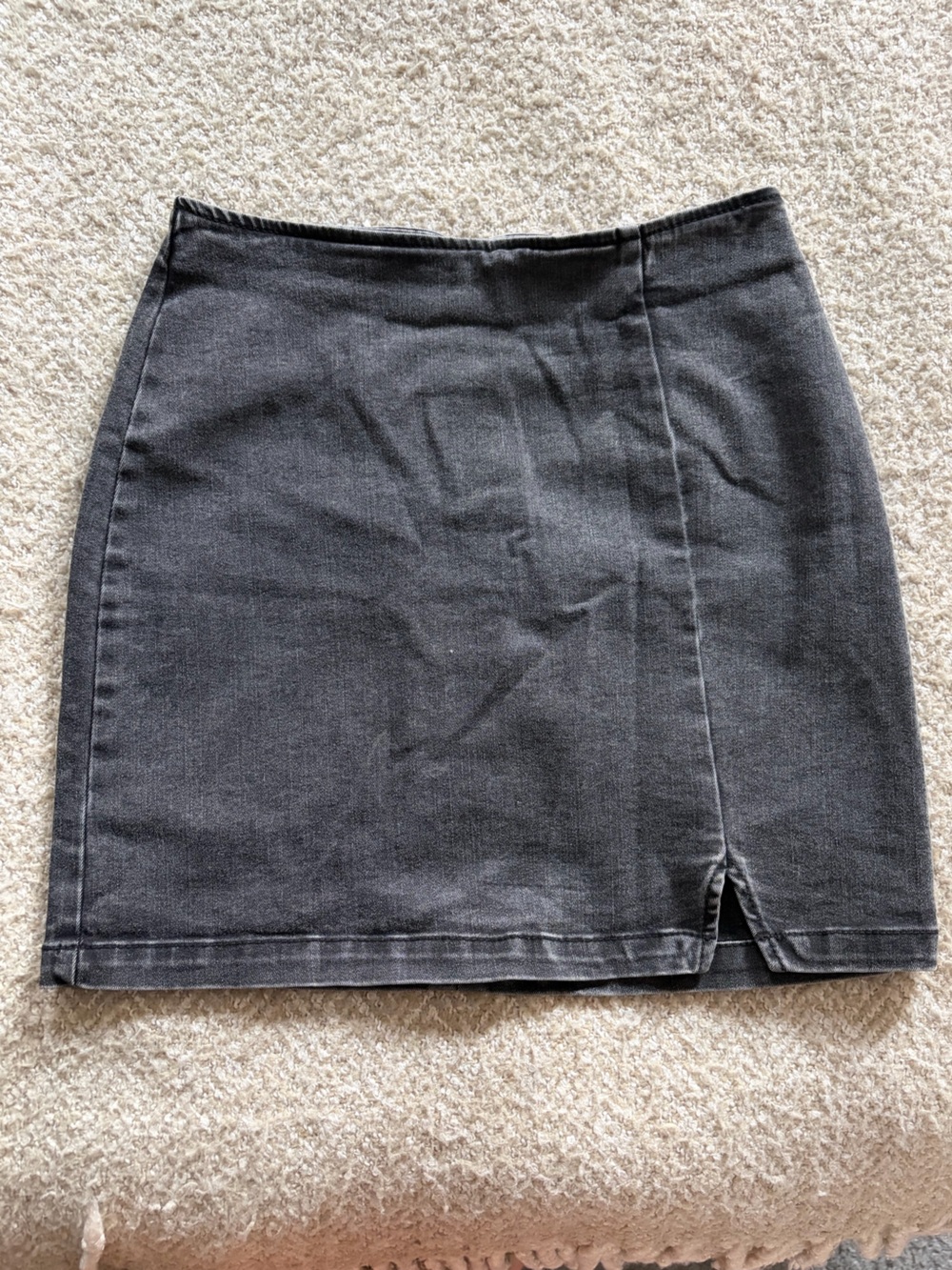 Wild Fable Stretch Black Denim Skirt